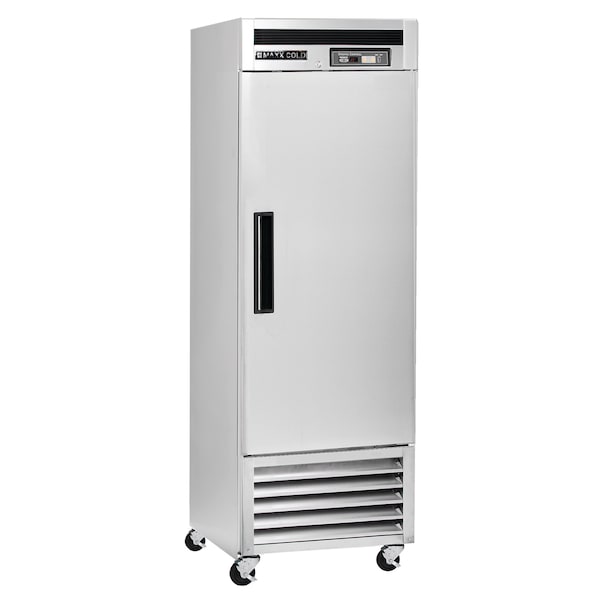Refrigerator 23 cu.ft., Single Dr, Comm. Upright, Stainless Int/Ext